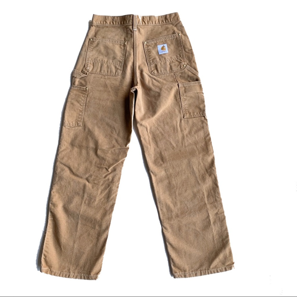 Vinatge Carhartt Work Wear Pants Size 28x30